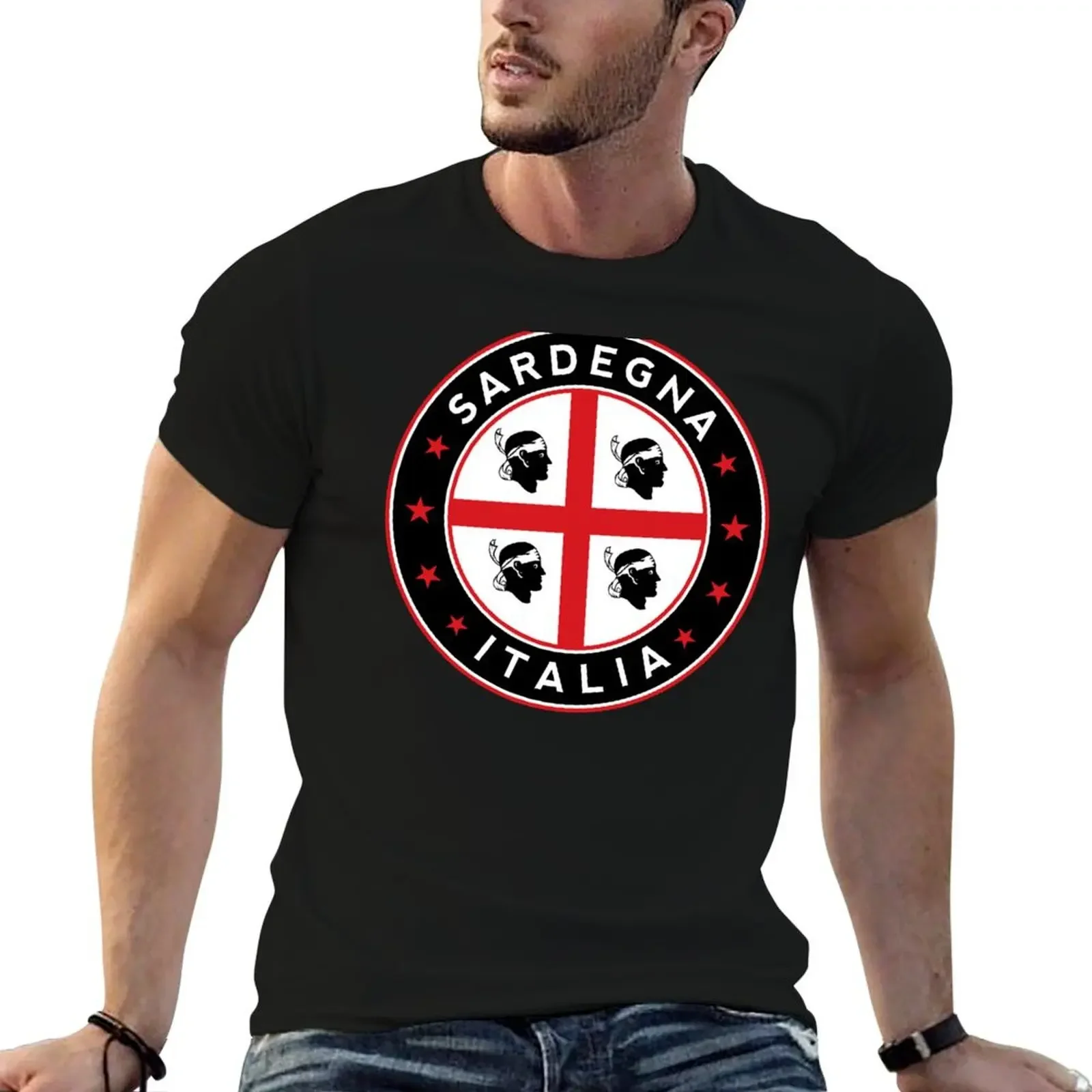 

Sardegna Italia, Sardinia Italy T-Shirt rapper graphic tees funny costumes summer tops cotton man t-shirts clothing for men