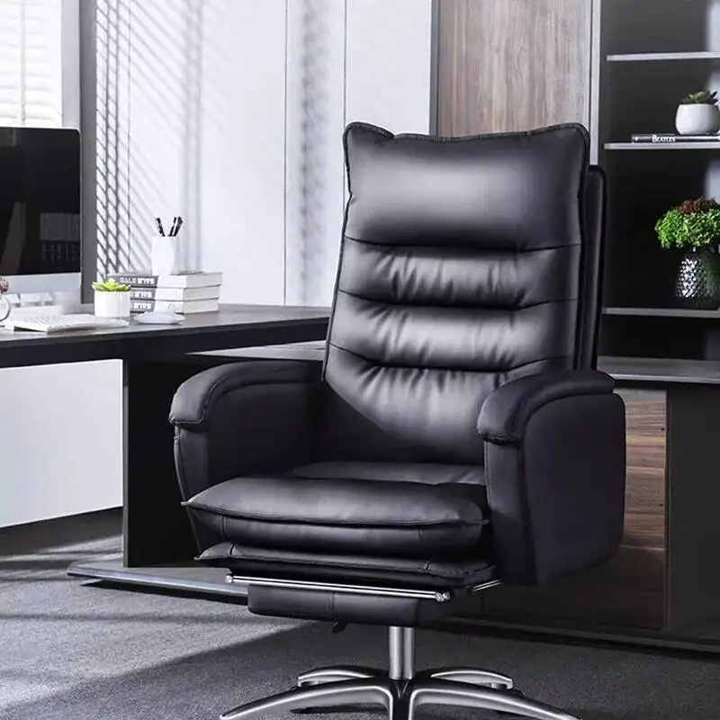 

Mobiles Chair Luxury Ergonomic Ofice Pedicure Computer Lazy Ofice Chair Leather Armchair Ergonomic Fotel Do Biurka Furniture