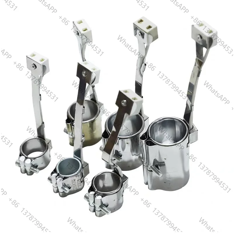 10pcs 220V Ceramic Band Heaters Heating Element Stainless Steel Band Heater Heating Ring for injection molding machine