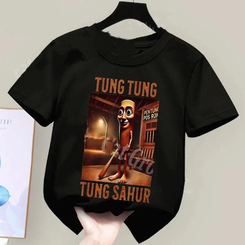 2025 New Brr Brr Patapim T Shirt Funny Italian Brainrot Meme Graphic T-shirt Men Women Summer Polyester Cozy Soft O-Neck Tops