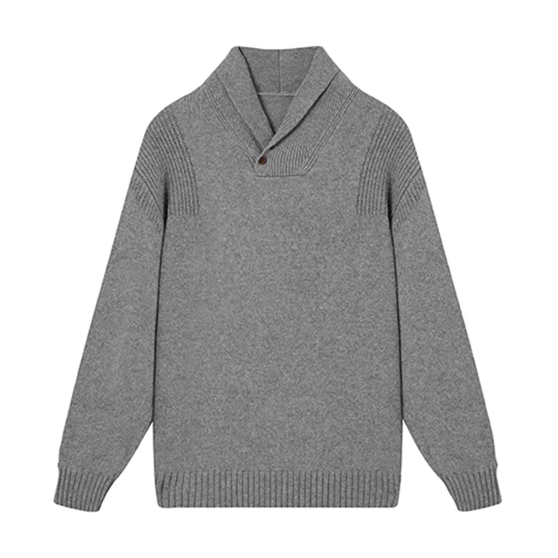 Wool Blends Premium Knitted Men Sweater Pullovers Skin-Friendly Winter Quality Soft Comfortable Casual Elastic Sueters De Hombre