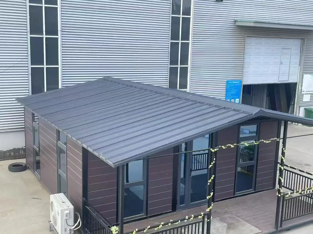 Sound Insulation Foldable Prefab House Thickened Sandwich Panel Noise Reduction Quiet Indoor Environment Modular Cabin For Urban