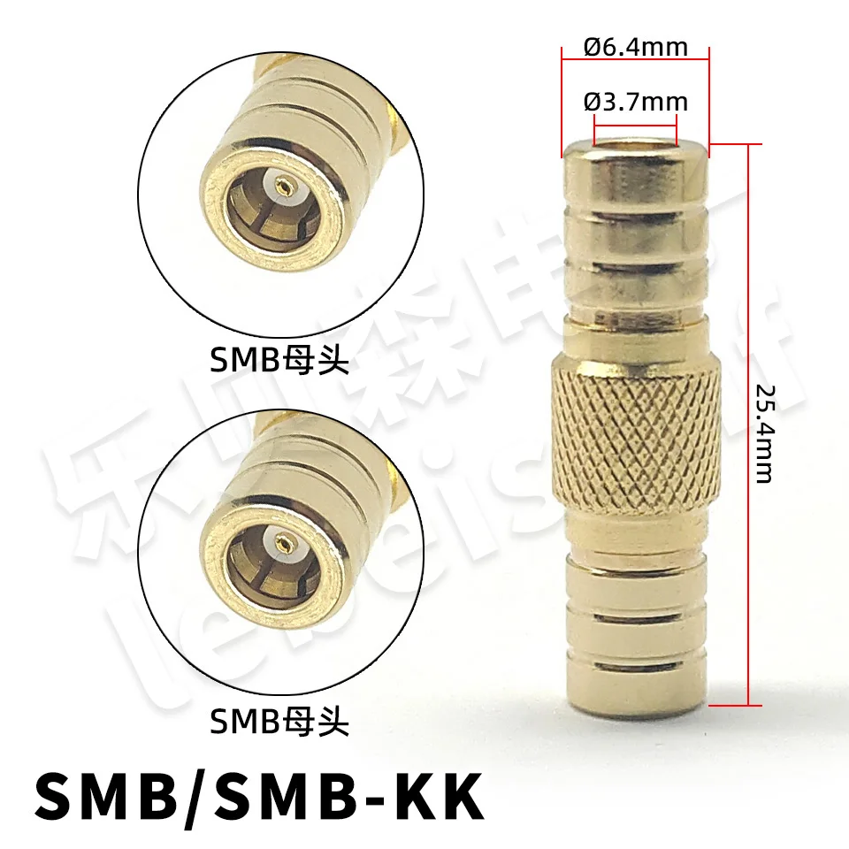 SMB-KK RF coaxial connector SMB two-way female to female adapter SMB-JJ revolving male