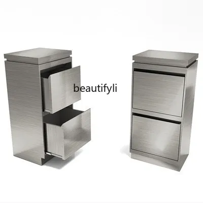 

Barber Shop Tool Cabinet Stainless Steel Tool Car for Hair Salon Hair Salon Storage Storage Hair Cutting Work Cabinet