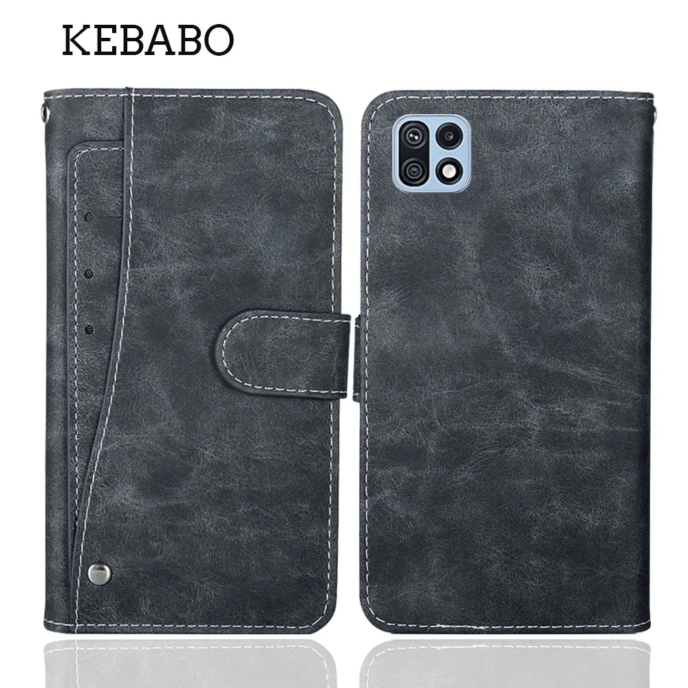 Leather Wallet For Samsung Galaxy Wide5 Case 6.6