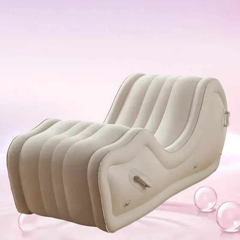 Multi Function Sex Bed Pleasure Sofa Couple Bedroom Foreplay Intercourse Aid Inflatable Love Chair Adult Toys Direct view 2