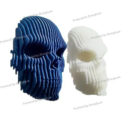 

Хит продаж, печатный светящийся квантовый череп, 3D печатный светящийся квантовый череп, украшение