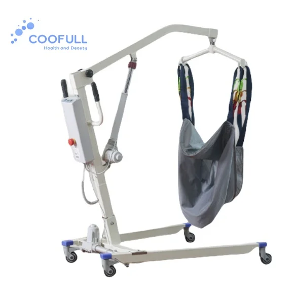 Coolfull Product Home Care Best Quality Lifters Elderly Patient Transfer Bed-ridden Portable Folding Lifter Patient for Disabled