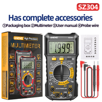 SZ304 Multimeter Capacitor Testers Professional 2000Counts Smart Voltmeter AC/DC Votage Current Resistance Ohm Test Tools