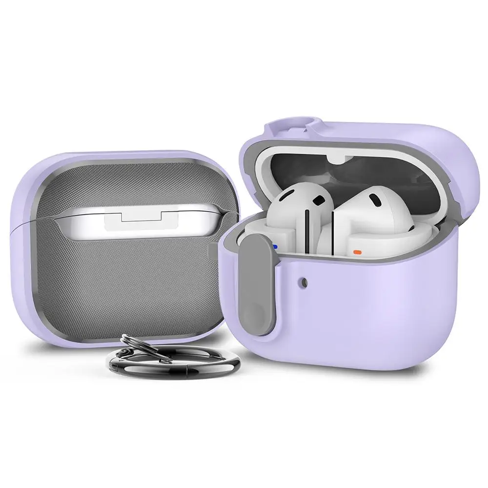 Voor Samsung Galaxy Buds3 / 3 Pro XDcase Armor Full-body oortelefoonhoes met haak en veiligheidsslot