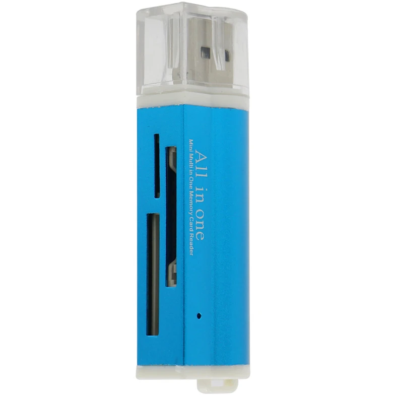 Lettore di schede ad alta velocità multifunzionale per computer cellulare Lettore di schede di memoria per fotocamera SD per auto MS Memoria TF Card Mini