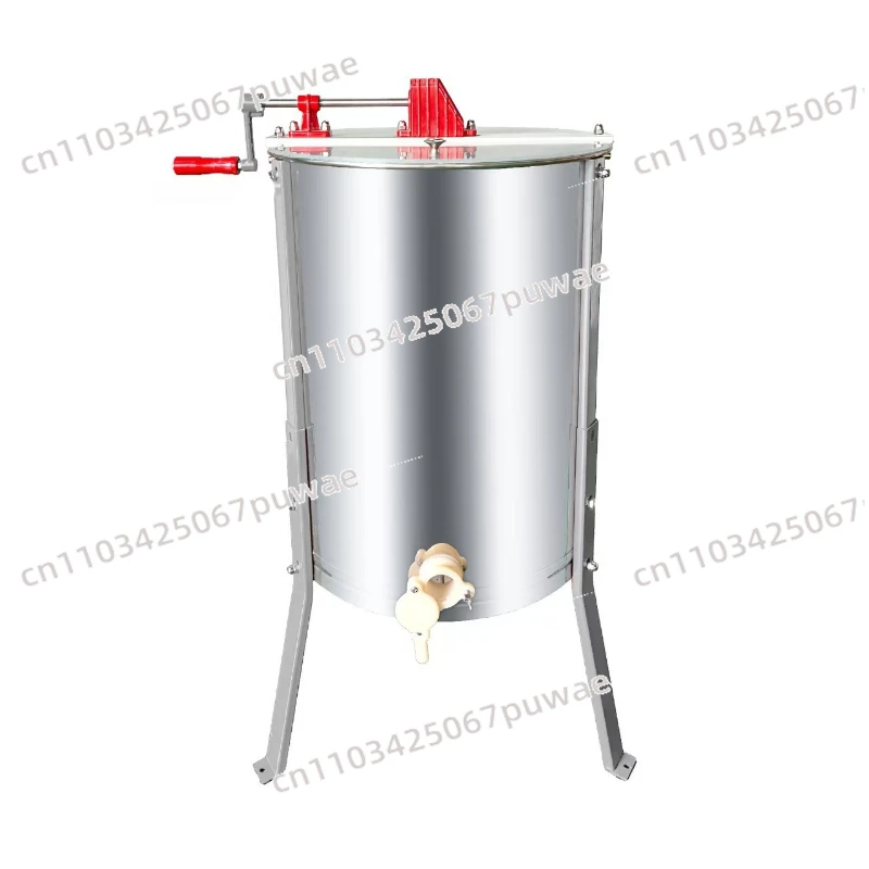 Manual Four-frame Honey Shaker, Stainless Steel Honey Shaker, Honey-containing Mouth with Bracket, Honey Shaker