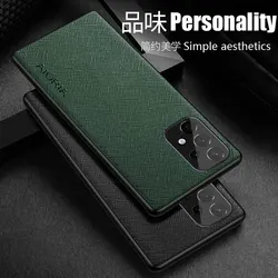 Luxury leather case for Samsung Galaxy A53, A73, A33, A23, 5G, Cross pattern