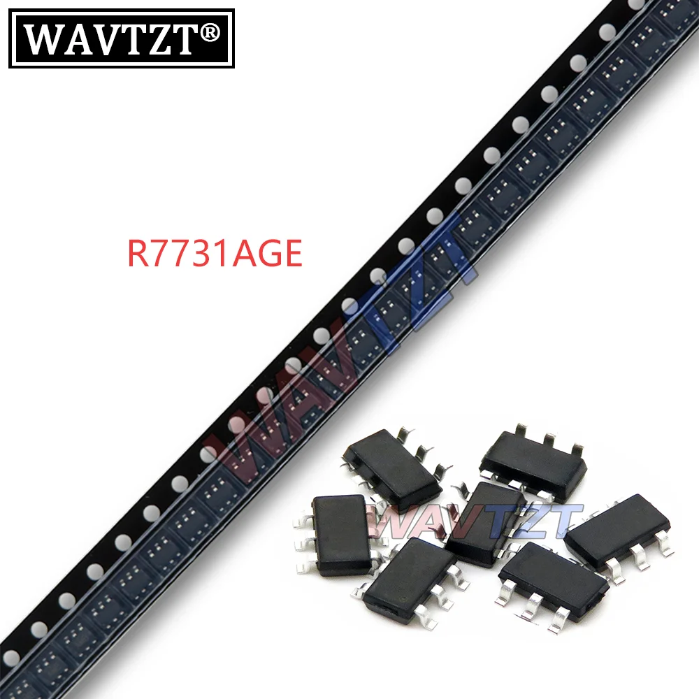 10PCS 100% New R7731AGE R7731AG R7731A R7731 SOT23-6 New And Original Chipset