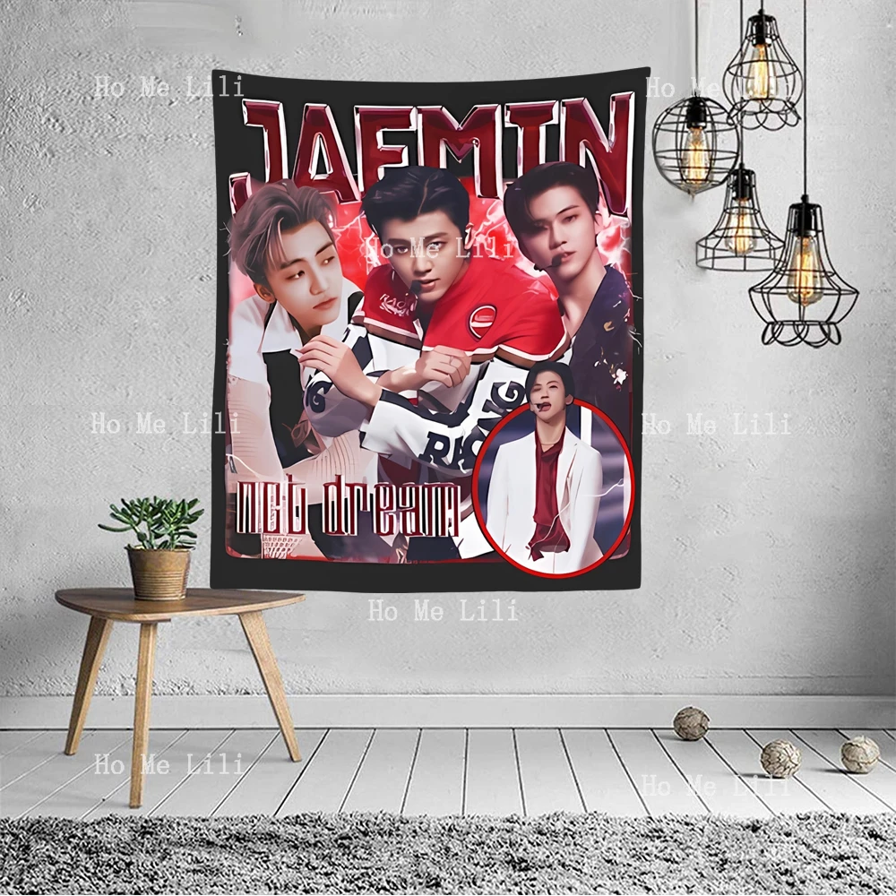 Vintage Jaemin Dream Kpop Wall Aesthetic Tapestry For Bedroom Living Room Dorm