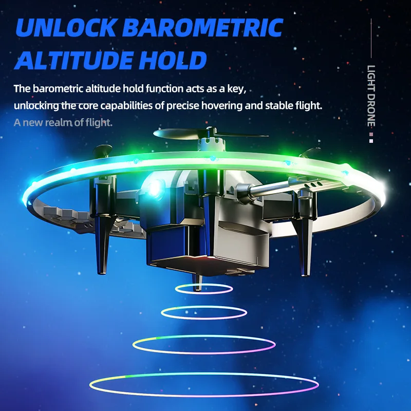 لعبة هوائية دوارة بحلقة نجمة ساحرة جديدة من Jjrc مع عودة ذكية إلى الضغط الإيجابي والتحكم في الارتفاع العالي