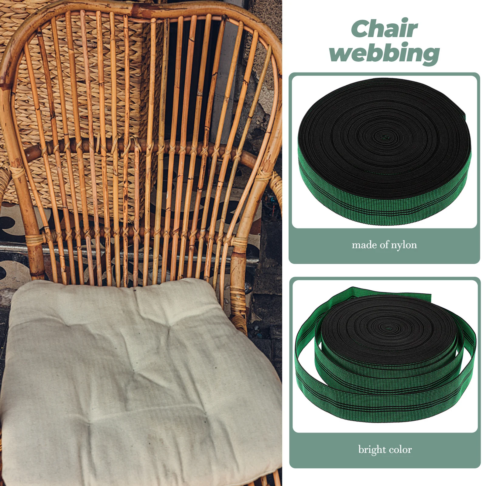 

1 комплект, эластичная лента для дивана, нейлоновый ремень в рулоне для ремонта стульев, нейлоновая лента, материал для домашнего изготовления поделок