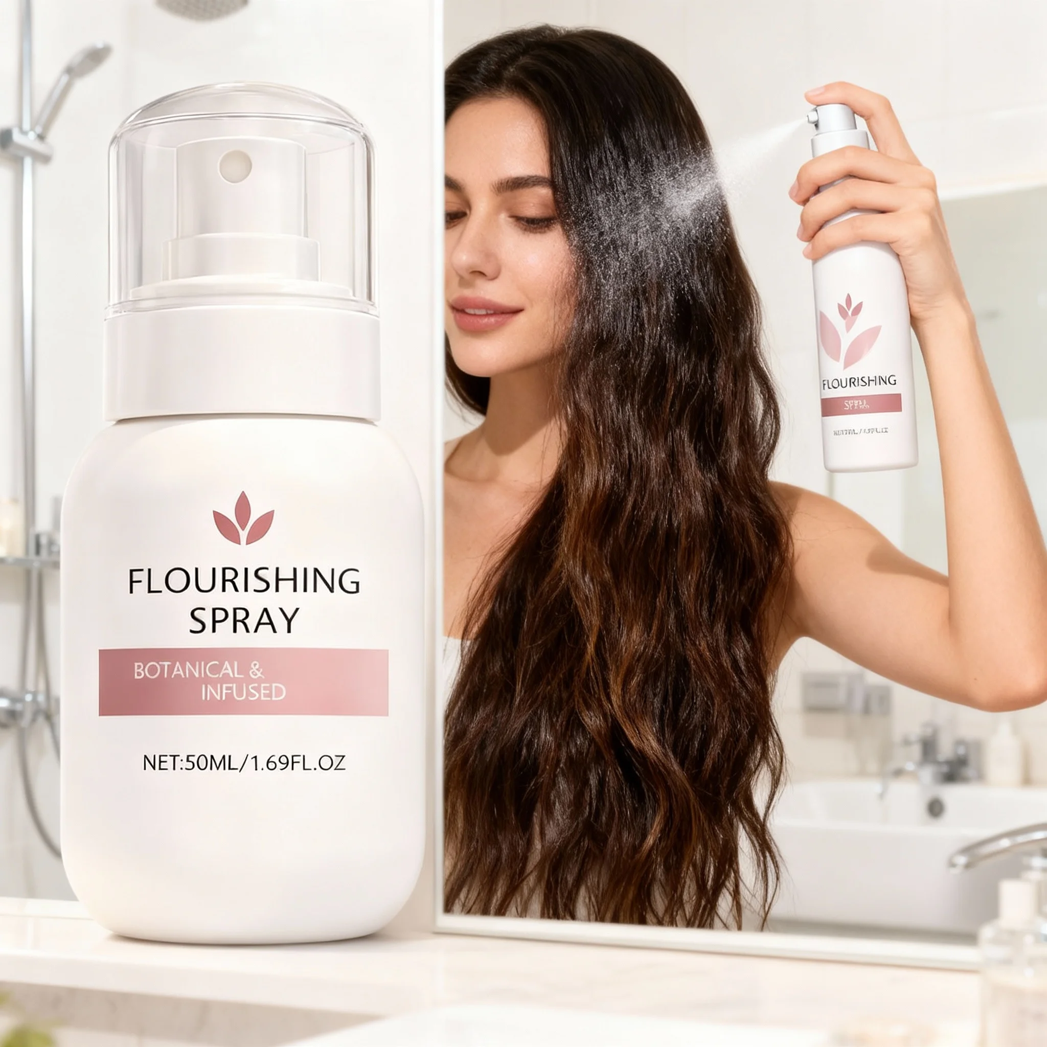 

Nourishing Hair Spray For Thinning Hair Stimulate Hair Follicles Strengthen Hair Roots Nourish Scalp Improve Hair Density Daily