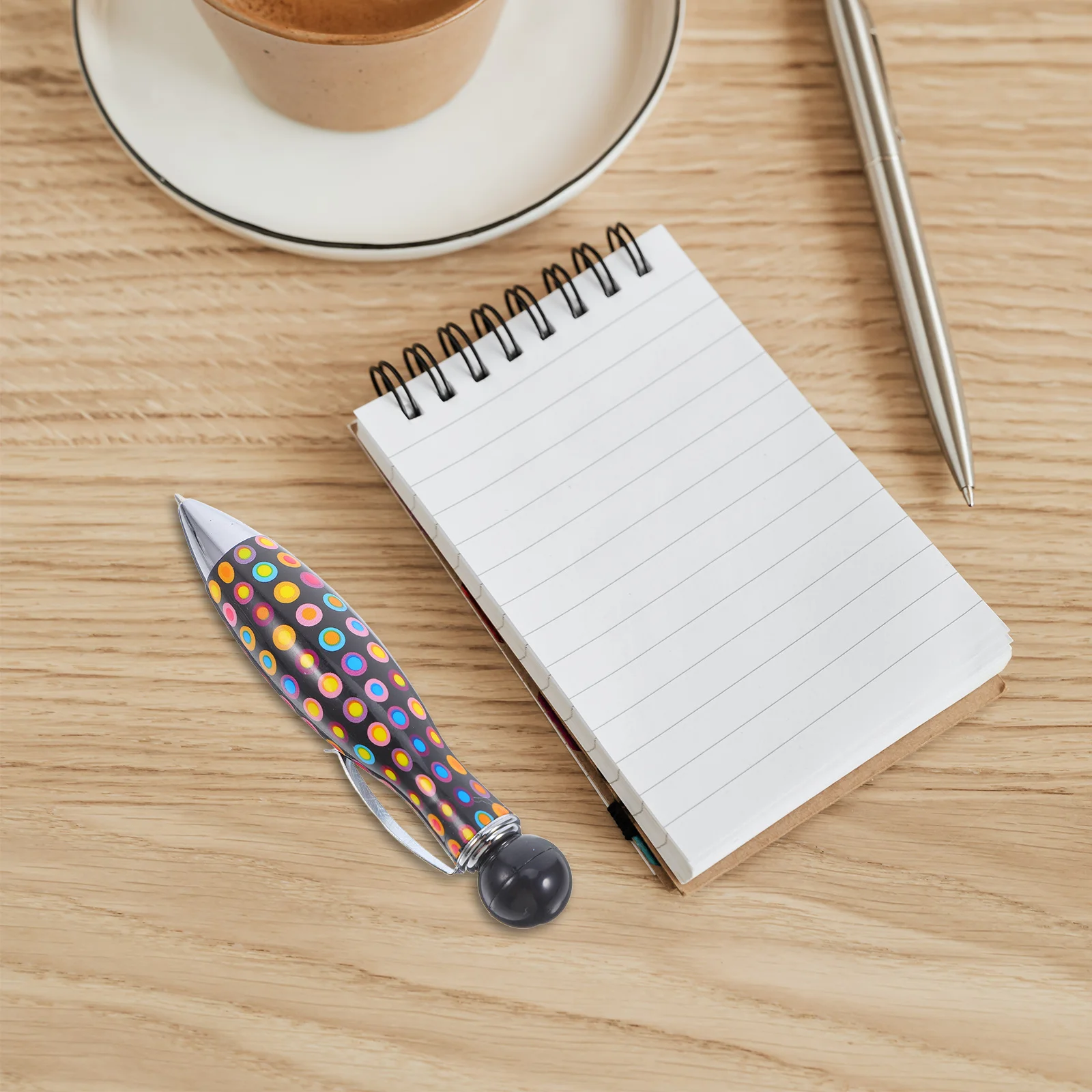 

6Pcs Bowling Ballpoint Pen Short Twist Novelty Compact Portable Fun Pens for School Office Writing Accessories