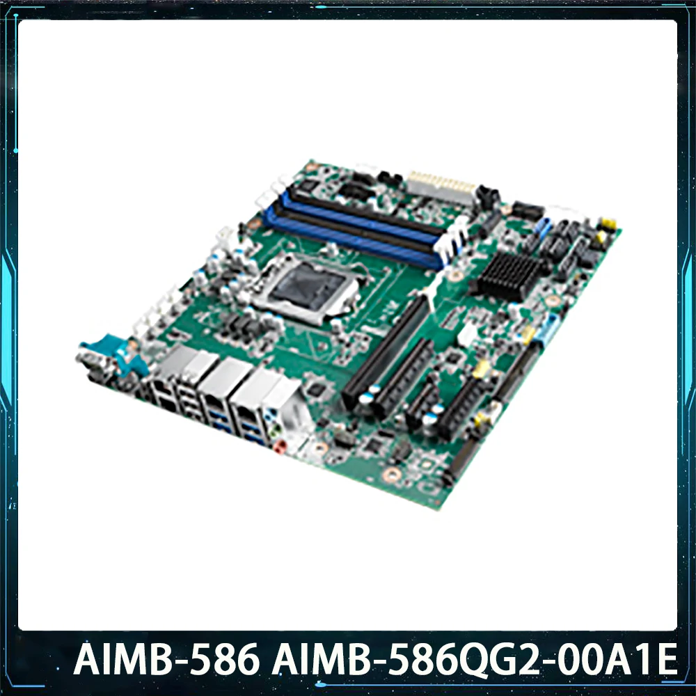 New AIMB-586QG2-00A1E AIMB-586QG2 AIMB-586 Industrial Motherboard For Advantech Q370 DDR4 128GB SATAIII M-ATX