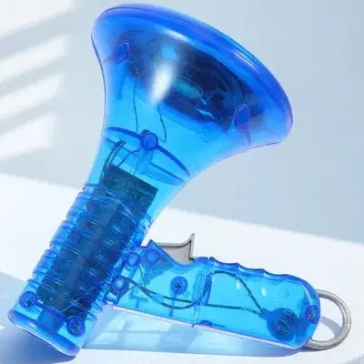 ลำโพงเปลี่ยนเสียงแบบมือถือ พลาสติก ABS สีสันสดใส รูปทรงทรัมเป็ต สำหรับเด็ก ใช้แสดงบนเวที ขยายเสียง ของเล่น