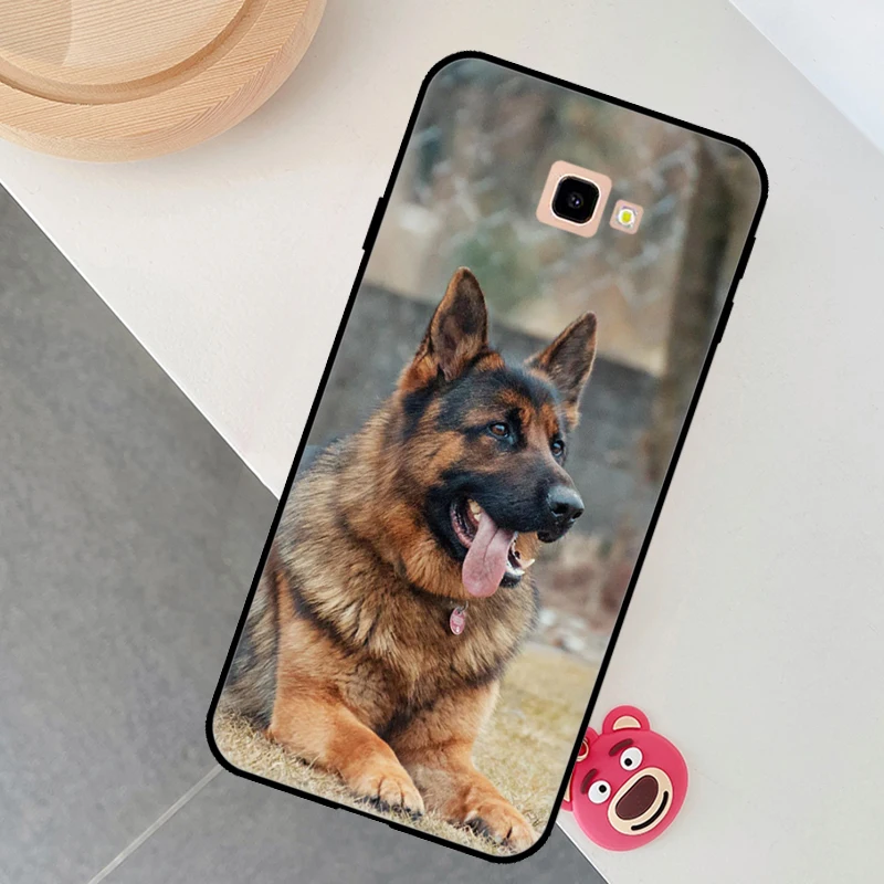 German Shepherd Dog Phone Case For Samsung Galaxy J3 J5 J7 2016 A5 A3 2017 A9 J4 J6 J8 A6 A8 Plus 2018 Fundas