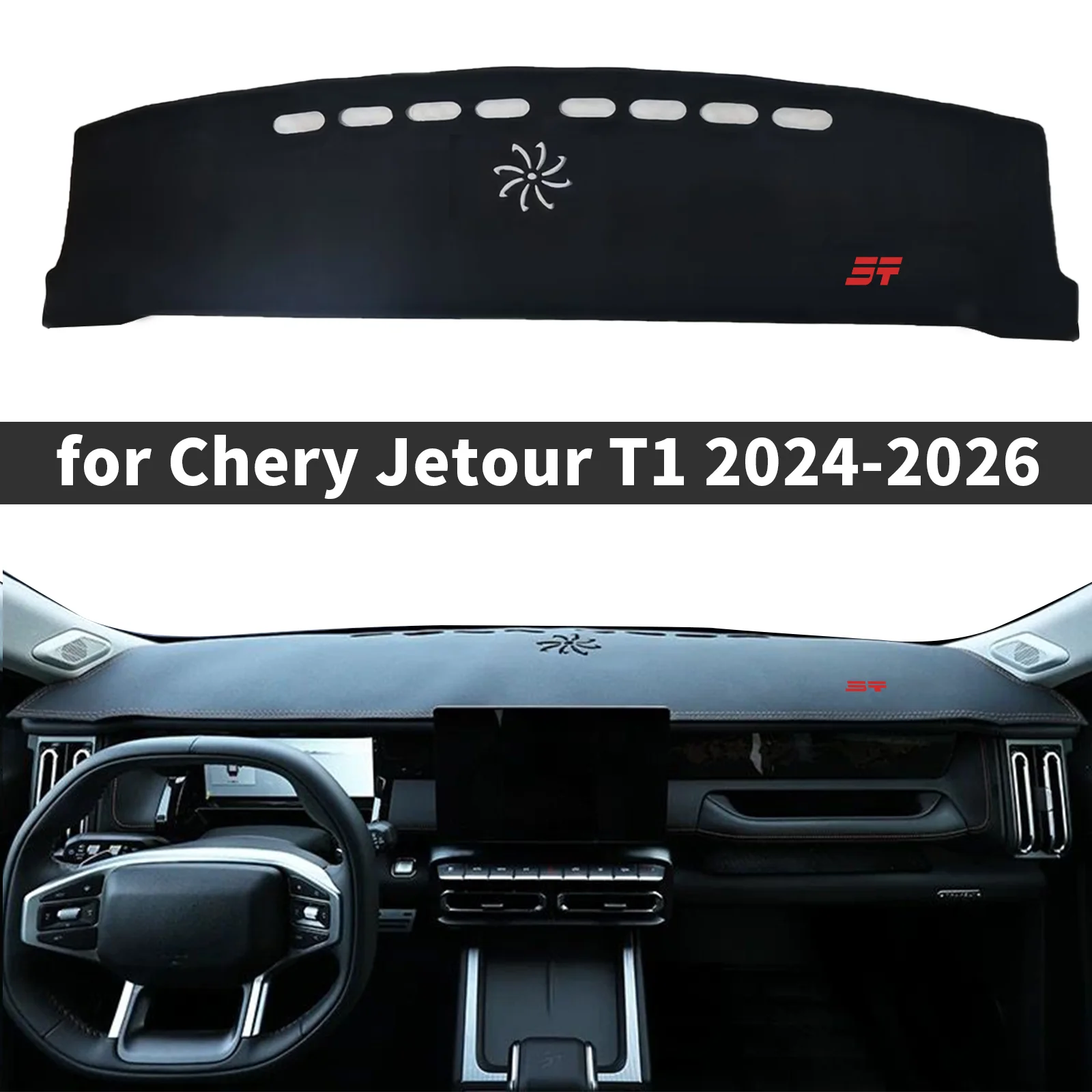 

fit for Chery Jetour T1 2024 2025 2026 Car Dashmat Accessories Dashboard Cover Pad DashMat Sunshade Protective Carpet