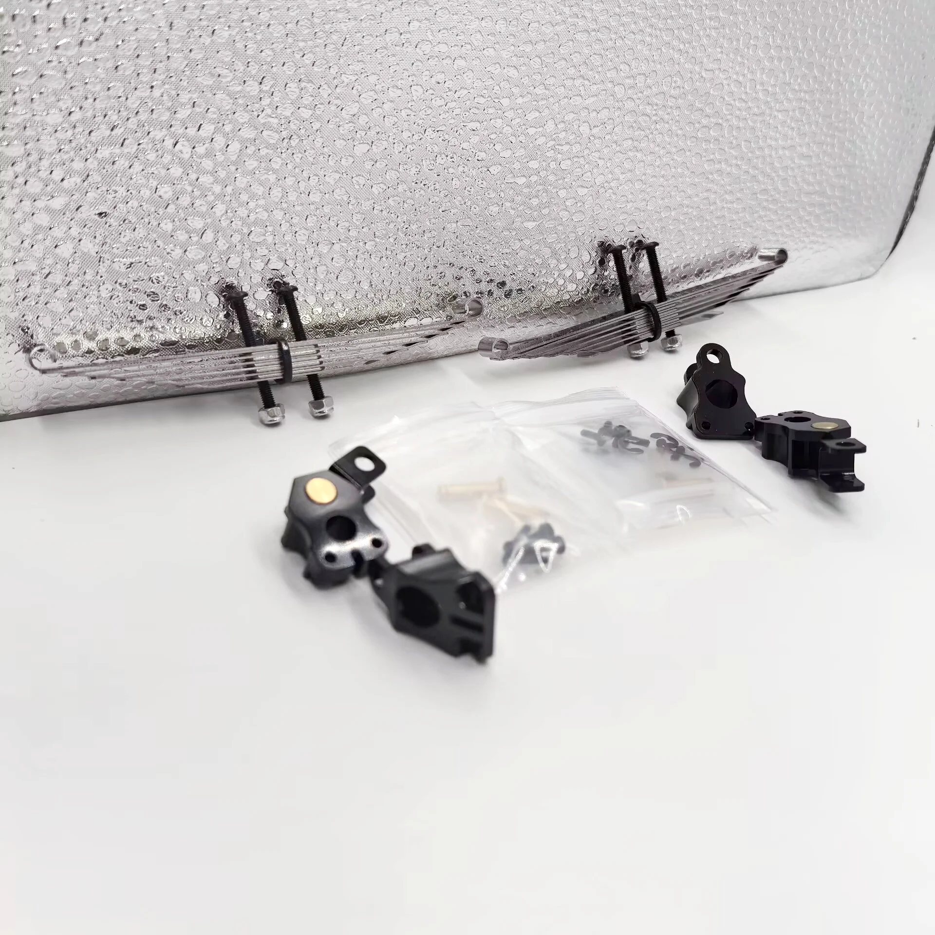 Suspensión Delantera Elevada de Metal LESU RC 1/14 para Camión Volquete Hidráulico Tamiya, para Camiones SCANIA, MAN, VOLVO, Piezas de Bricolaje