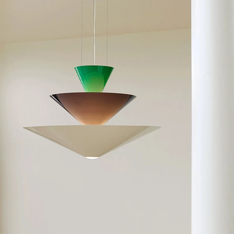 

Modern Designer Pendant Light for Living Dining Room Bedroom Hotel Nordic Creative Multi Layer Round Pendant Light Home Decor