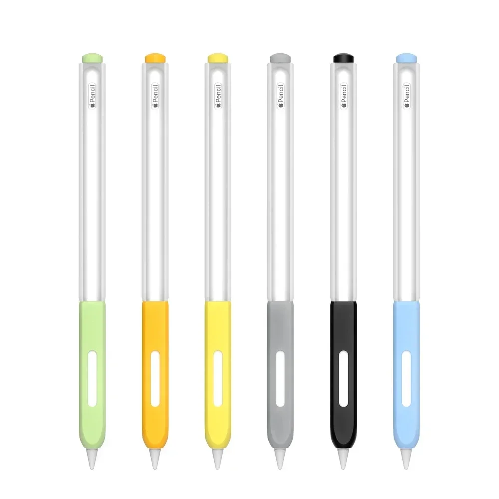 

Силиконовый чехол для Apple Pencil 2 2nd, цветной мягкий защитный чехол с защитой от падения для Apple Pencil Pro Tablet Touch Pen Case