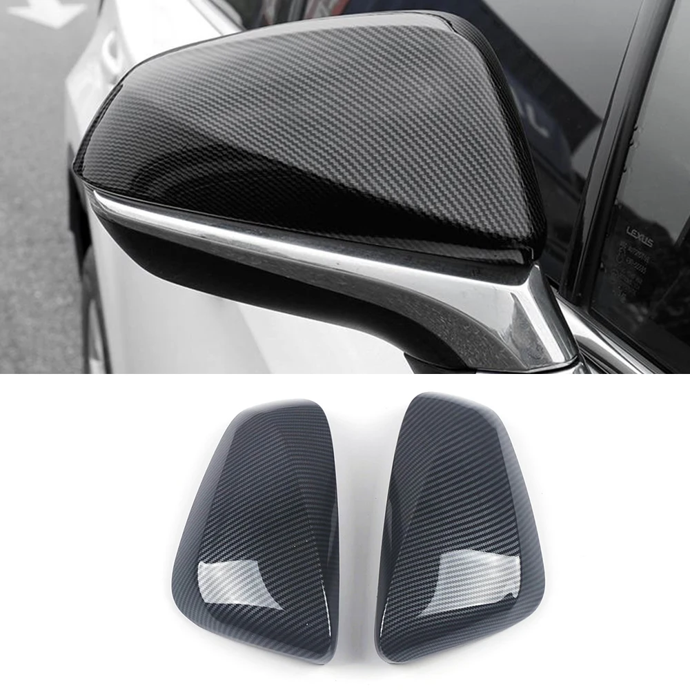 

ABS Chrome Carbon Car side rearview mirror Cover Trim Sticker Auto Accessories Styling LHD For Lexus NX 260 300h 350h 2015-2022