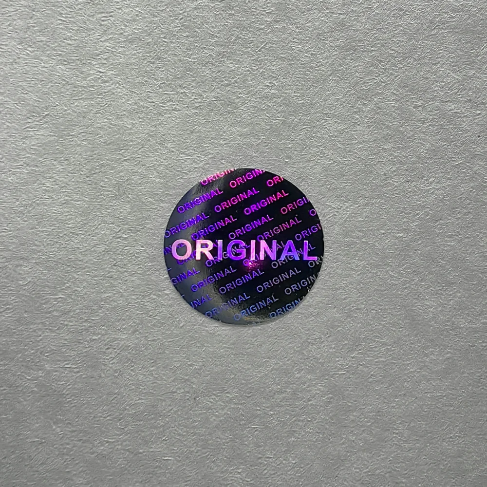 20mm 100pcs/300pcs Hologram ORIGINAL Security Seal Silver Tamper Evident Label VOID Sticker