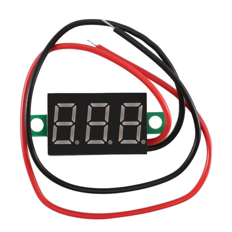 Mini Digital Voltmeter LED Voltage Display Panel Meter 3.3-30V Green LED