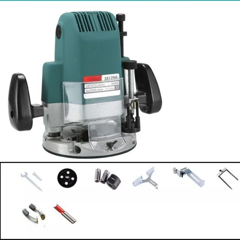 High power woodworking engraving machine slotting machine, multi-functional trimming machine big gong machine