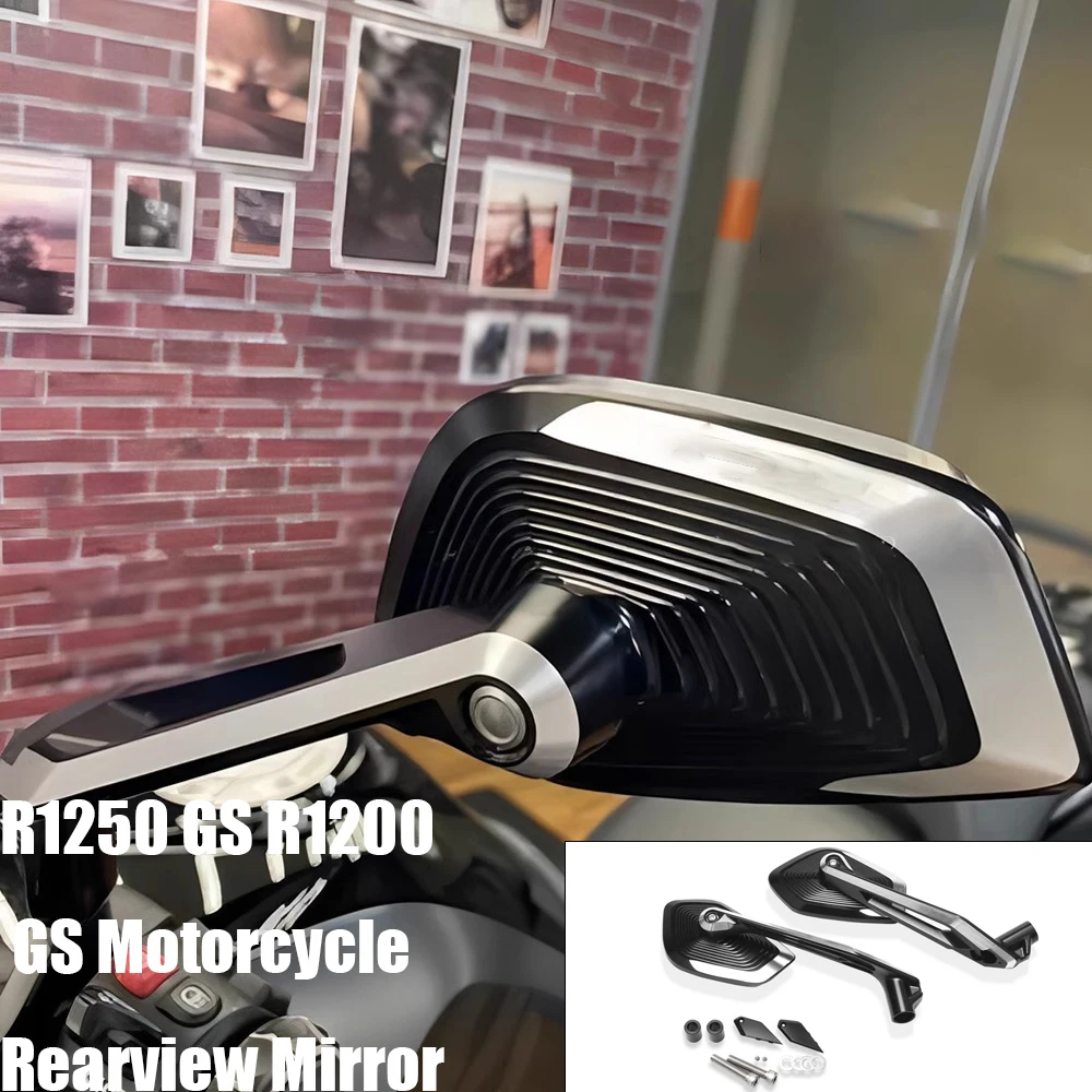 

R1250 GS R1200 GS Motorcycle Rearview Mirror For BMW F800 R F750 GS F850 GS/ADVENTUER Aluminum Adjustable Side Rear View Mirrors