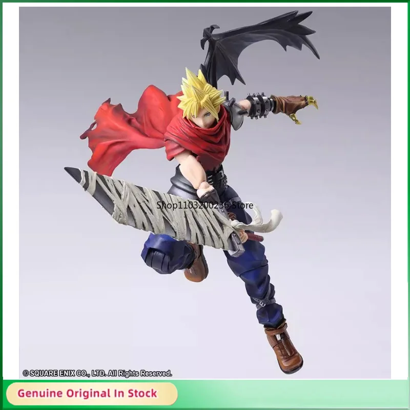 

Original SQUARE ENIX Bring Arts Kingdom Hearts Cloud Strife PVC Action Figure Active Joints Model Desktop Decoration Boy Gift