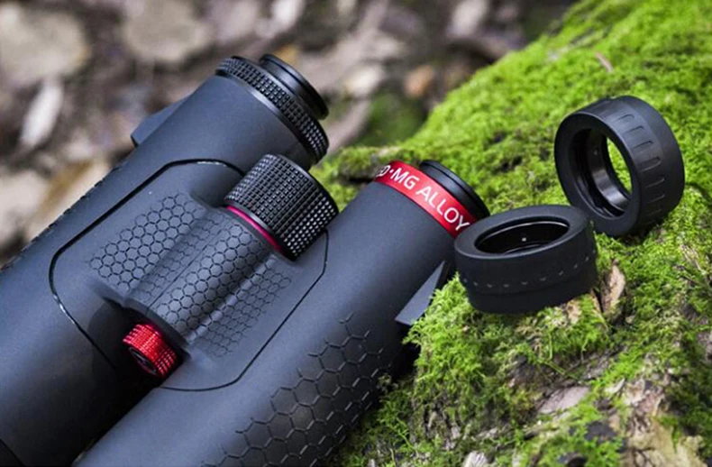 Shuntu Leistungsstarkes 10x50/12X50 ED-Objektiv-Fernglas IPX7 wasserdichtes Bak4-Prisma-Langstrecken-Außenteleskop für Camping, Jagd, Sport – Detail 3