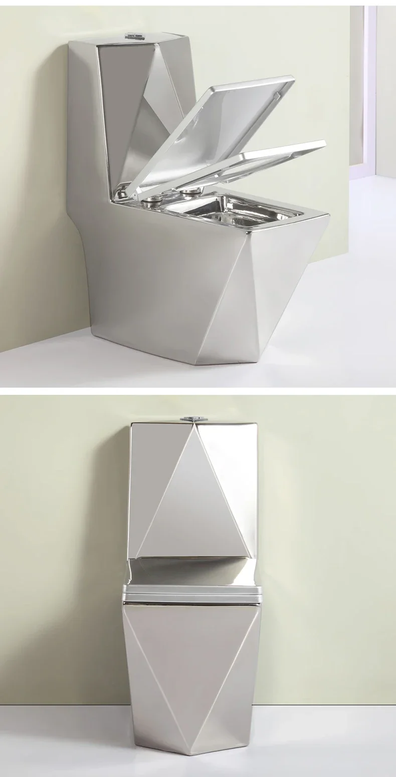 WC in argento elettrolitico, WC color ceramica da bagno, WC nordico antiodore e antiblocco B&B