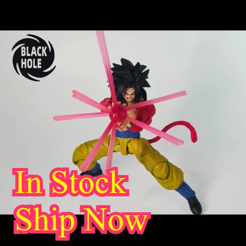 

Demoniacal Fit 6 Inch 1/6 Dragon Ball Z SHF Super Saiyan 4 GT SSJ4 Untamed Power Son Goku Anime Action Figure Model Toys