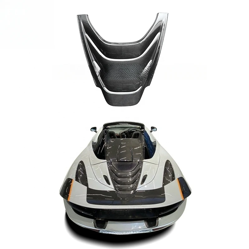 Rear Trunk Dry Carbon Fiber Engine Cover Panel Compatible With 720S Engine Compartment Panel