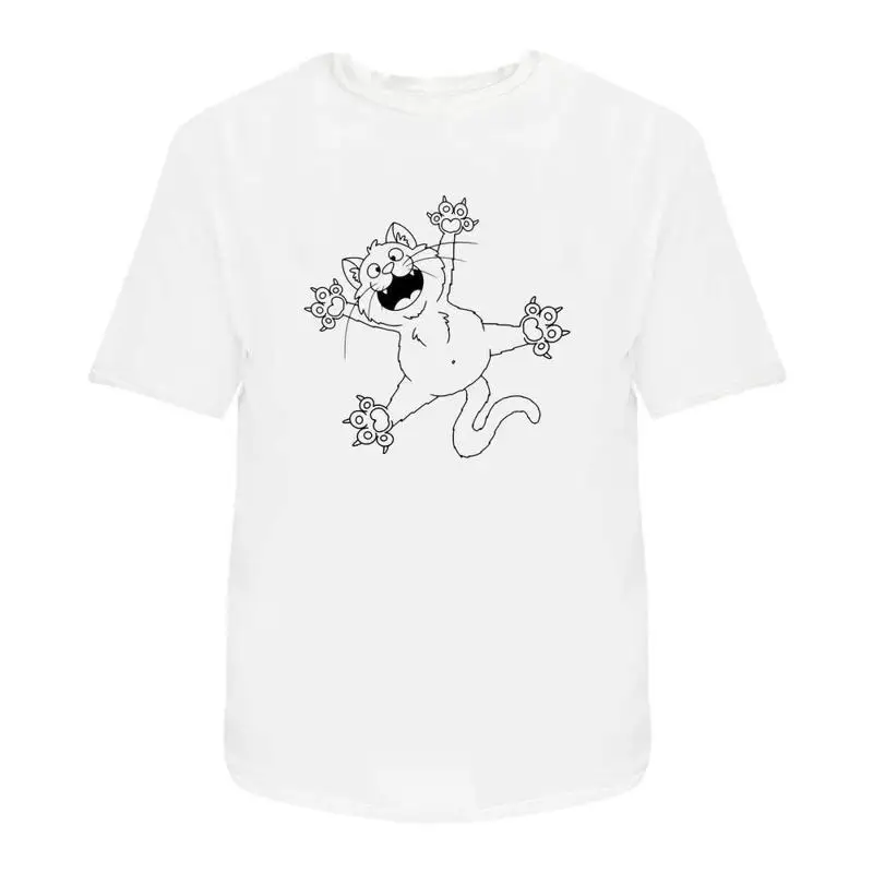 

Splat Cat' Cotton T Shirt Ta052411
