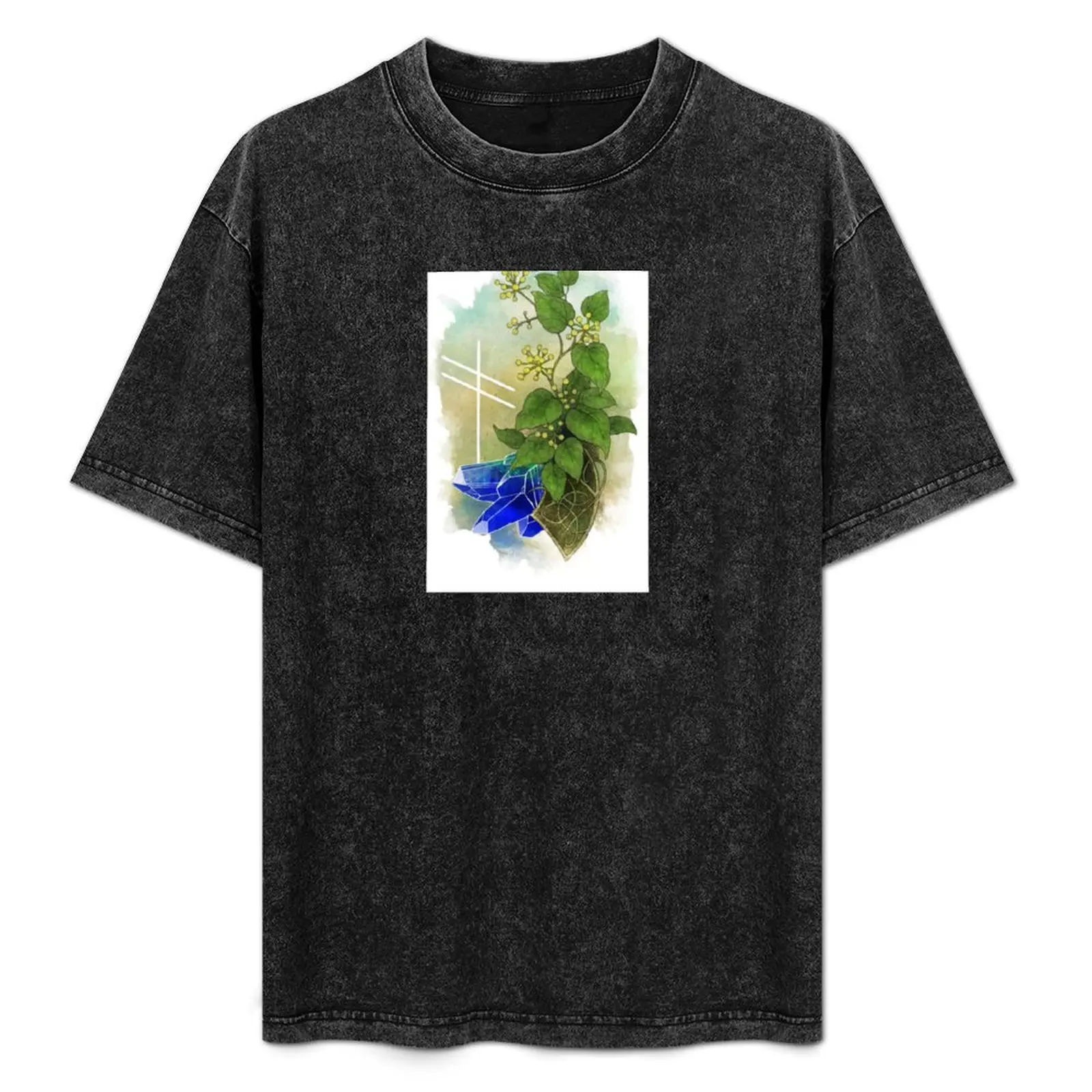 OGHAM art - GORT The Ivy T-Shirt Camiseta de color liso para personas grandes y altas