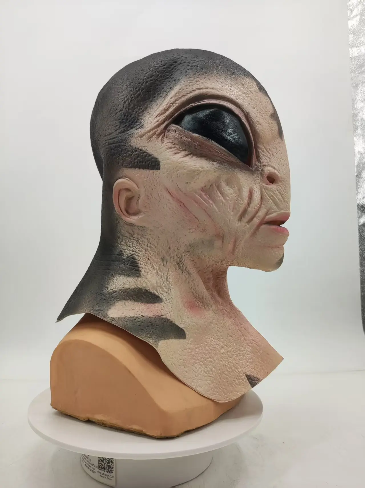 Alien-Maske, Gruselige Latex-Realistische Alien-Gesichtsmasken für Halloween, Karneval, Cosplay-Party-Requisiten – Detail 5