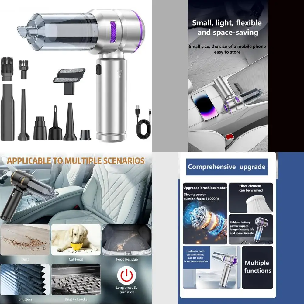 مكنسة كهربائية للسيارة متعددة الوظائف، فلتر قابل للغسل وإعادة الاستخدام، عرض الطاقة المتبقية، مناسبة لموديلات X-Trail 2022-2024