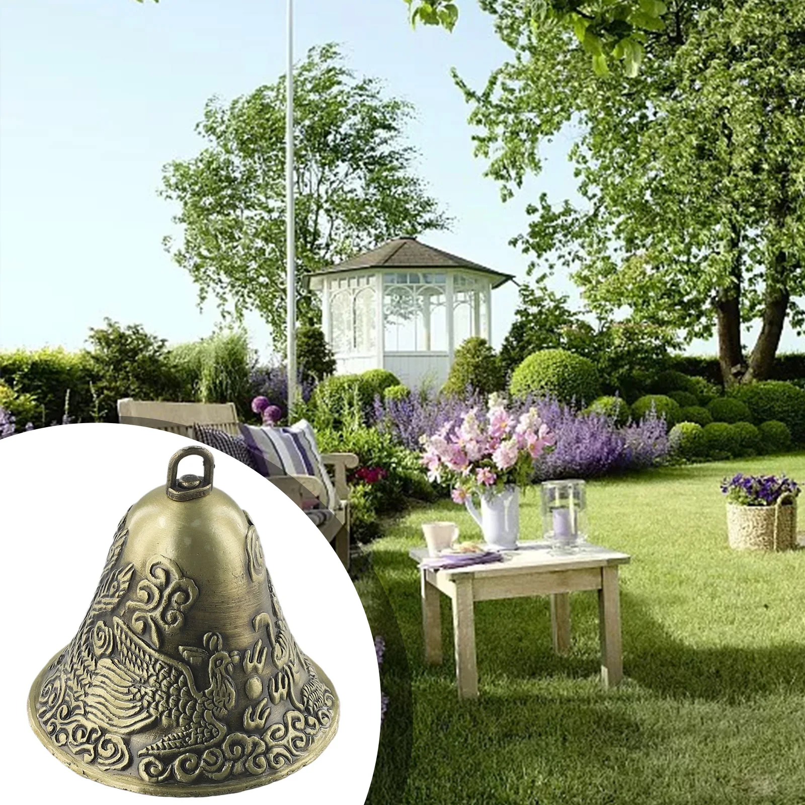 Zinc Alloy Animal Bell with Enduring Antique Finish for Livestock location support in pasture and field operations