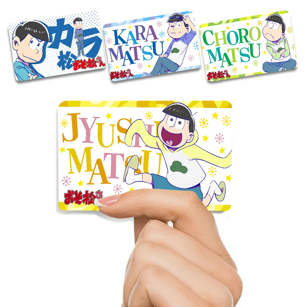 Osomatsu-san Anmie Aufkleber Film Haut Abdeckung für Kreditkarte Debit Bankkarte Front