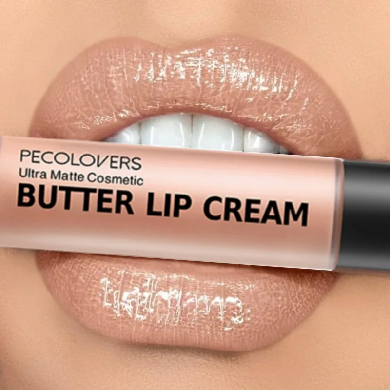 1 Stück milde Textur, hochpigmentierter, nicht klebriger, feuchter und glänzender, langlebiger Lippenglasur-Lippenstift, perfekte Geschenkserie für Mädchen