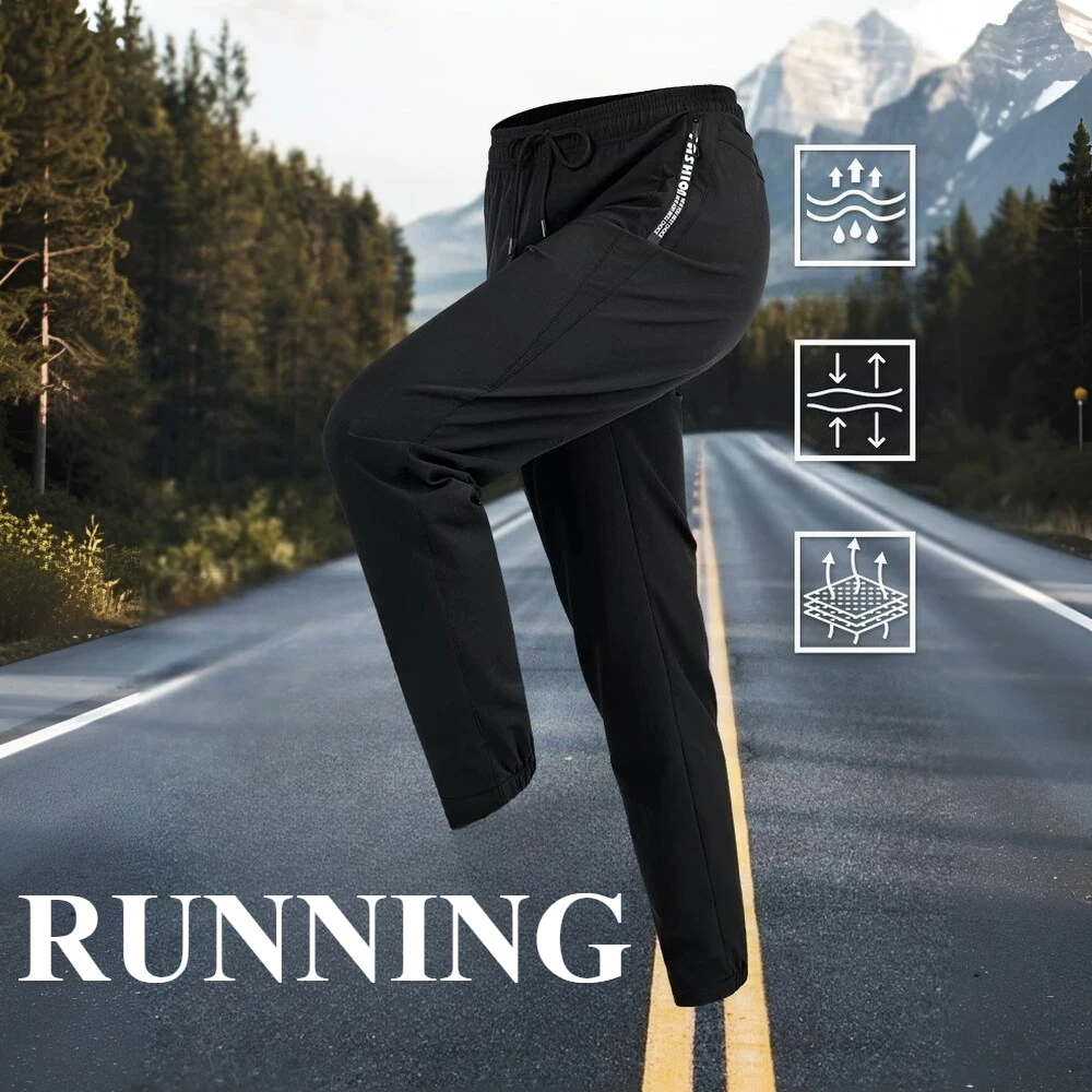 

Athletic Workout Pants Joggers for Running Training Casual Loose Fit Straight Trousers Lightweight Outdoor Sportswear Joggers