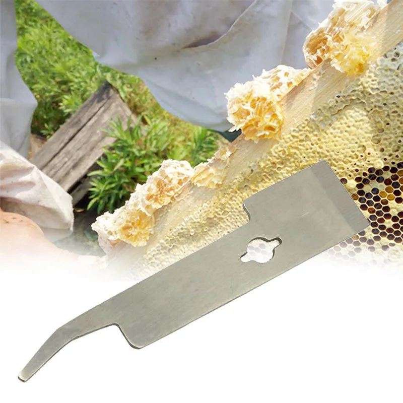 1 Pcs Stainless Steel Bee Hive Uncapping Scraper Honey Fork Scraper Shovel Beekeeping Tool Honey Knife Beekeeping Equipment