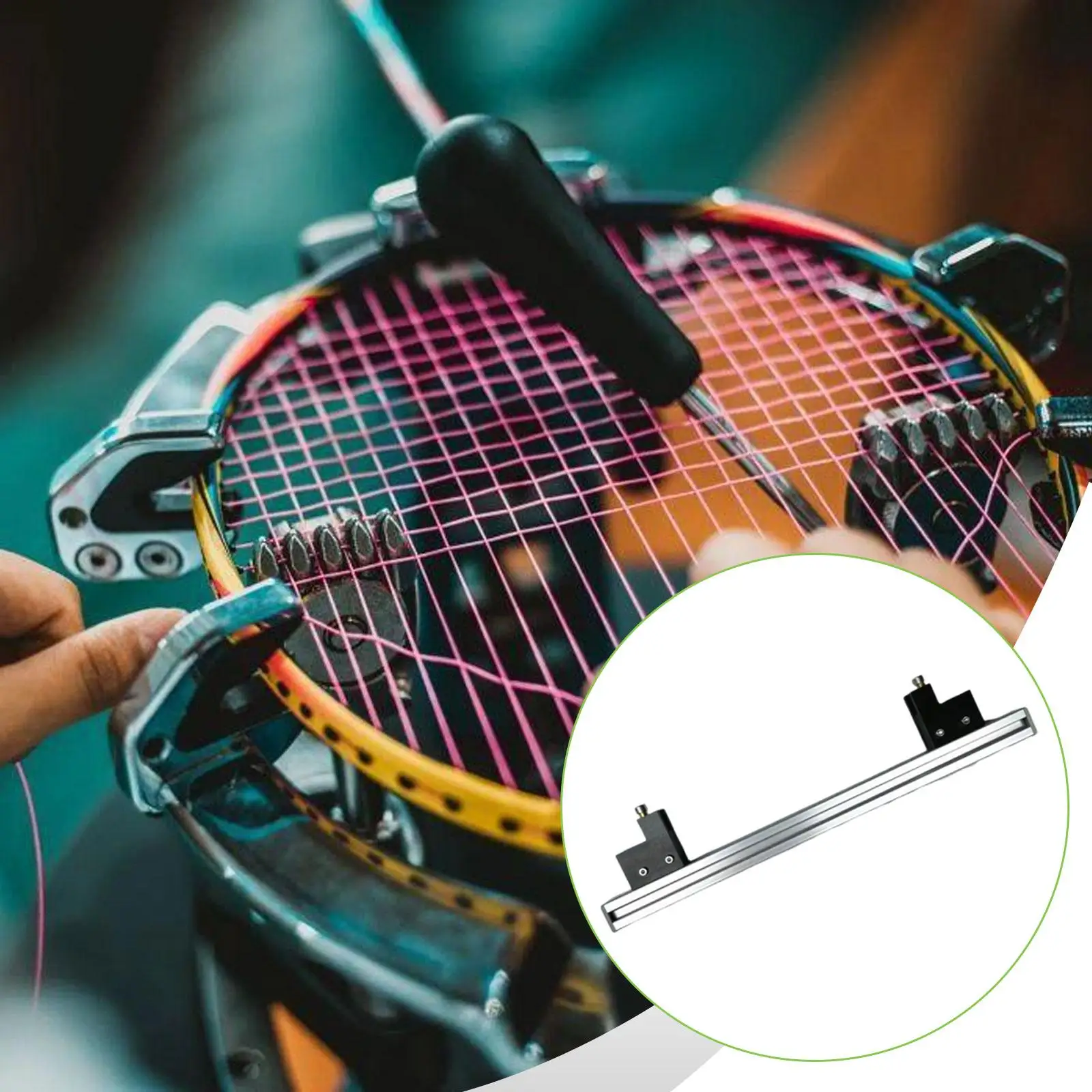 DIY Badminton Racket Frame Threading Machine Portable Aluminum Alloy Stringer for Home Tennis Racquet